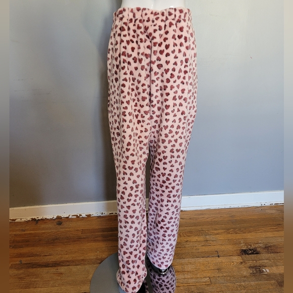 Denver Hayes Plush Jogger in Pink Hearts, BNWT, Size 2X - Picture 4 of 8